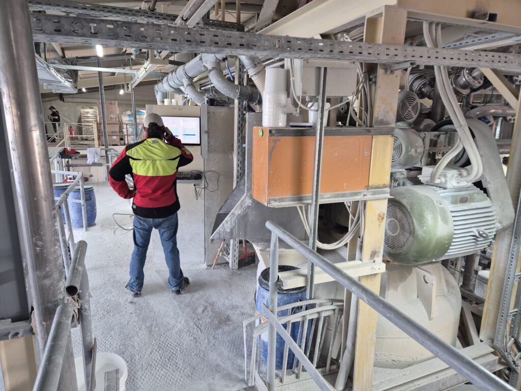 Inbetrebnahme Förderanlage mit Steuerung